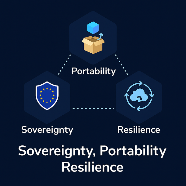 🔄 Sovereignty, resilience, portability: the three pillars of a sustainable cloud strategy
